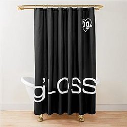 Ecco2k Drain Gang Loss logo Shower Curtain