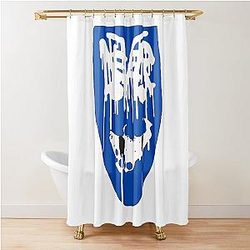 Bladee Drain Gang Never Shield Gang logo Shower Curtain