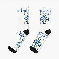 Bladee Drain Gang Legalize Sweden Socks