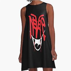 Bladee Drain GangShield Never A-Line Dress