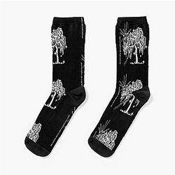 Ecco2k Drain Gang Logo Tree Socks