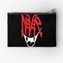 Bladee Drain Gang Shield Gang Never logo Zipper Pouch