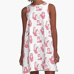 Drain Gang A-Line Dress