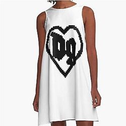 Drain Gang Pixel Art A-line Dress
