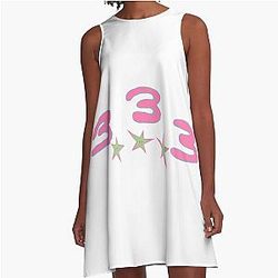 Bladee Drain Gang 333 A-Line Dress