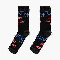 Bladee Drain Gang D9 Love Socks