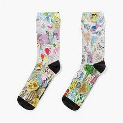 Poster Bladee 333 Drain Gang Album Cover Painting Socks