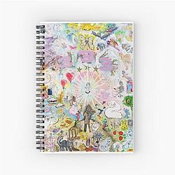 Bladee 333 Drain Gang Album Cover Spiral Notebook