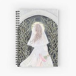White Armor Drain Gang In The Abyss Spiral Notebook