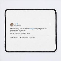 Bladee Lawyer tweet Drain Gang Mouse Pad