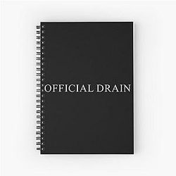 Official Drain Gang Spiral Notebook