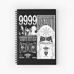 DRAIN GANG 2022 WORLD TOUR OFFICIAL POSTER SP Spiral Notebook