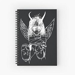 Drain Gang SBE Angel Official HD Graphic Spiral Notebook