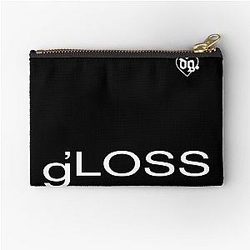 Ecco2k Drain Gang Loss logo Zipper Pouch