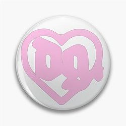 pink gang love logo Pin