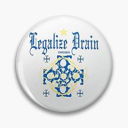 Bladee Drain Gang Legalize Sweden Pin