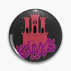 Bladee Drain Gang Castle Pin