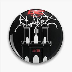 Bladee Drain Gang Red Light Castle Pin