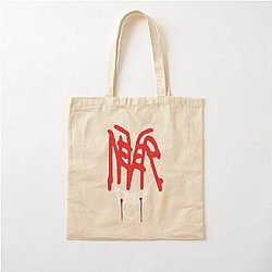 Bladee Drain Gang Shield Gang Never Cotton Tote Bag