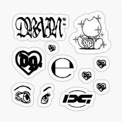 Drain Gang Stickers (10 pc) Sticker