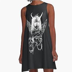 Drain Gang Angel Official HD Graphic A-Line Dress