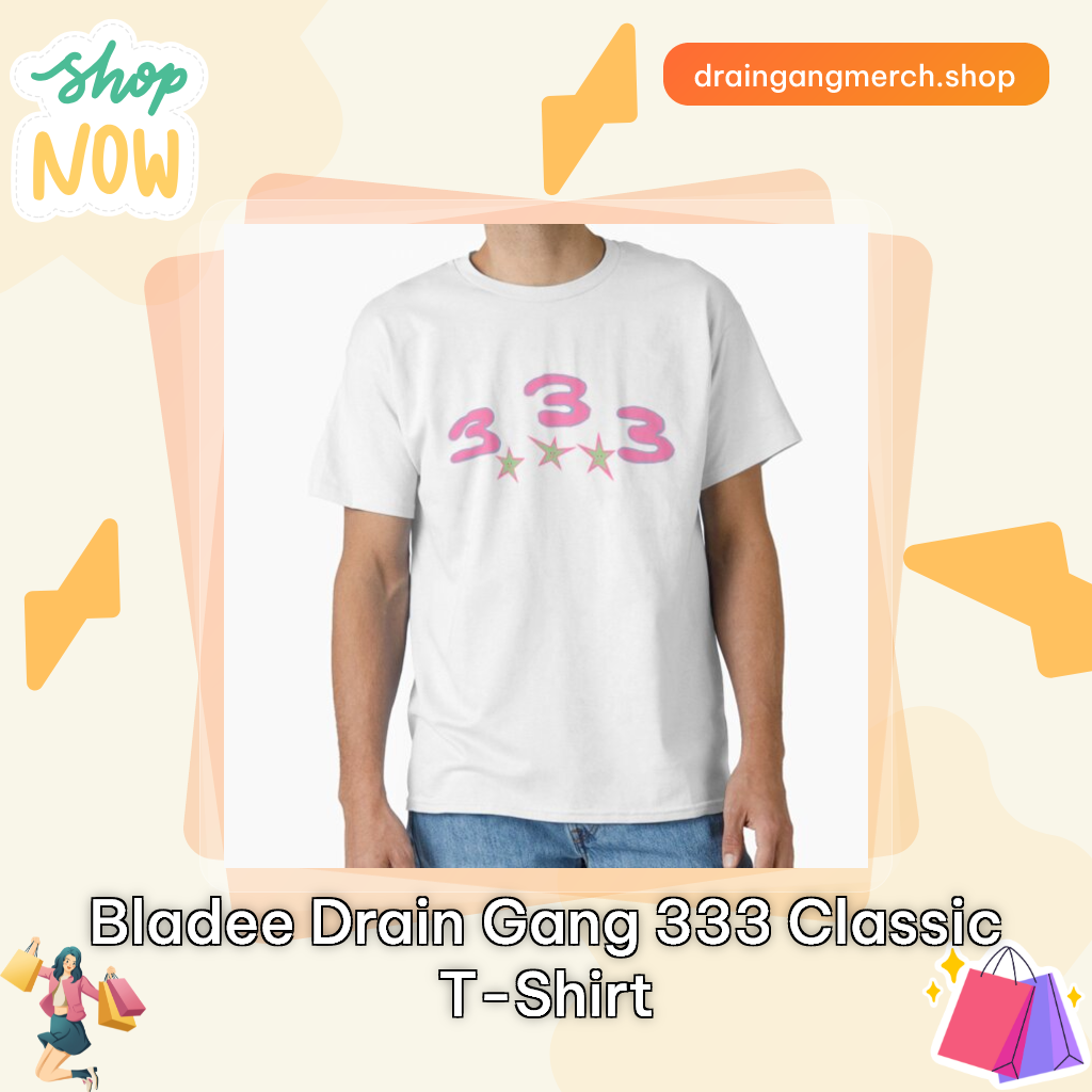 Bladee Drain Gang 333 Classic T-Shirt