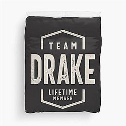 Drake Lifetime Member Personalized Duvet Cover