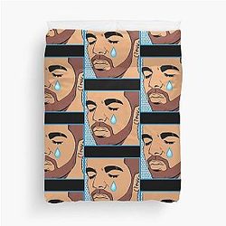 Crying Drake Duvet Cover