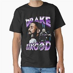 Drake T-Shirt Vintage Rapper Hip-Hop Streetwear Classic T-Shirt