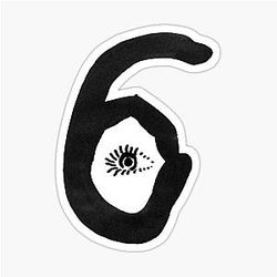 DRAKE Six Summer Sticker