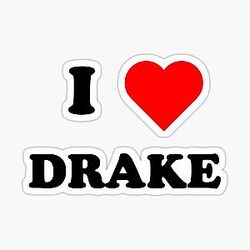 Love Drake Sticker