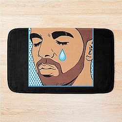 Crying Drake Cartoon Bath Mat
