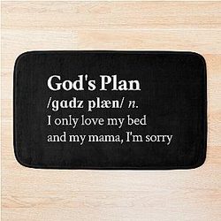 Drake Hip Hop Rap Lyrics Black Bath Mat