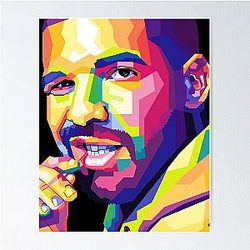 Drake Pop Art Poster