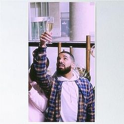 Drake Cheering Poster