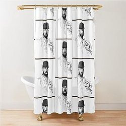 Drake Artistic Portrait for Fans Shower Curtain