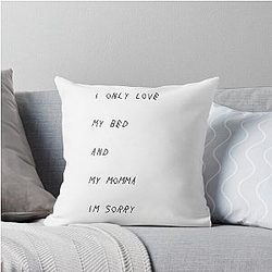 Drake Famous Lyrics Throw Pillow