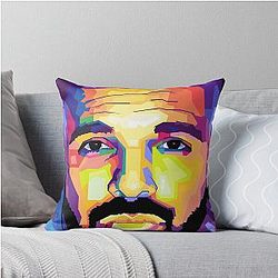 Drake Pop Art Throw Pillow