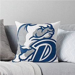 Drake University Throw Pillow