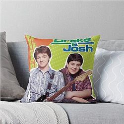 Drake and Josh Album Throw Pillow