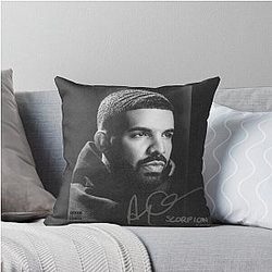 Black Scorpion Throw Pillow