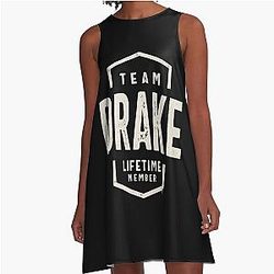 Drake Lifetime Member Personalized A-Line Dress