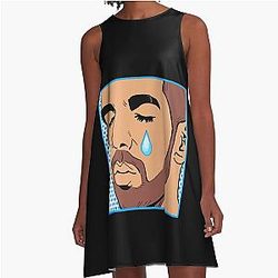 Crying Drake A-Line Dress