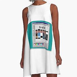 Drake 8bit A-Line Dress