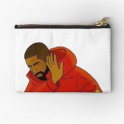 Drake Hotline Bling Zipper Pouch