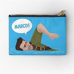 Marco Polo and Nathan Drake Uncharted Zipper Pouch