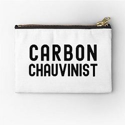 Carbon Chauvinist - Carl Sagan Astrobiology Alien Civilizations Starseed Fermi Paradox Drake Equation Zipper Pouch
