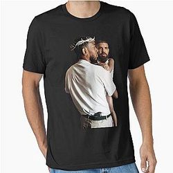 Kendrick Lamar Holding Baby vs Drake Essential T-Shirt
