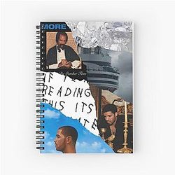 Drake Collage Spiral Notebook