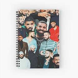 Drake Collage Spiral Notebook